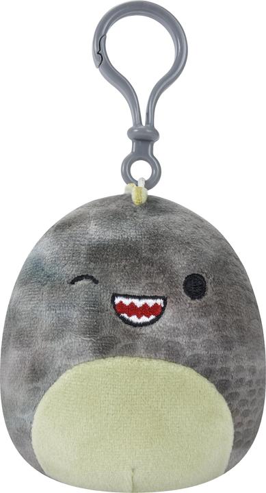 Squishmallows - Asst 9cm P15 Clip On - Xander the Winking Grey T-Rex
