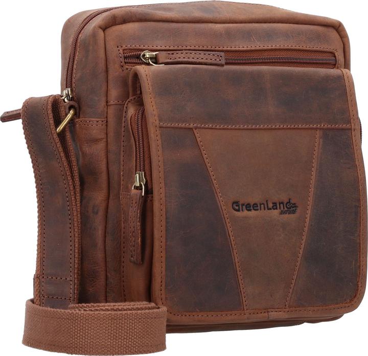 Produktbild Greenland Nature Montenegro Umhängetasche RFID Leder 22 cm