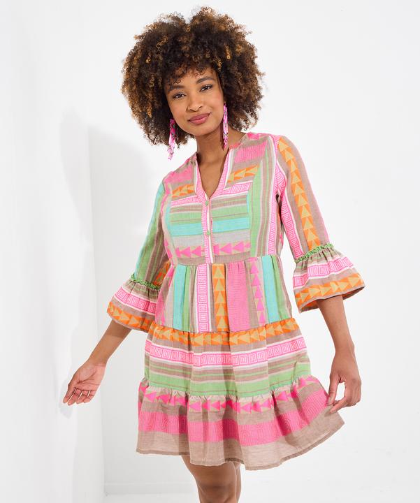 Produktbild Joe Browns Boho Jacquard Flared Sleeve Tunic Mini Dress (14)
