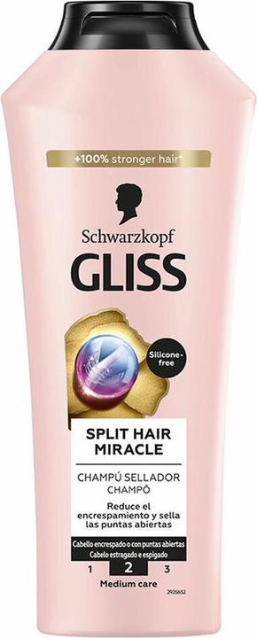 Schwarzkopf Gliss Shampoo für gespaltenes Haar Miracle 400 Ml (400 ml, Flüssiges Shampoo)