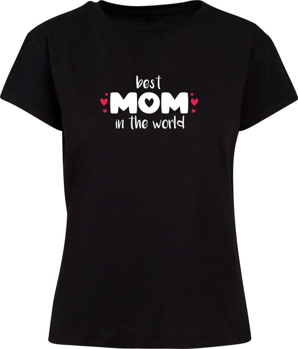 Merchcode Ladies Mothers Day - Best Mom In The World Box Tee - 118391 (S)