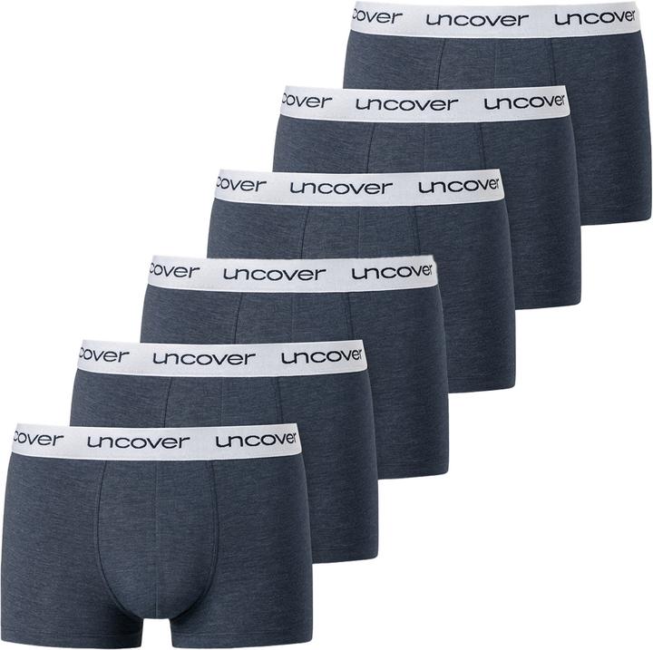 Uncover by Schiesser 6er Pack Basic Retro Shorts / Pant (S, 6er Pack)