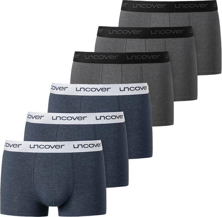Produktbild Uncover by Schiesser 6er Pack Basic Retro Shorts / Pant (S, 6er Pack)