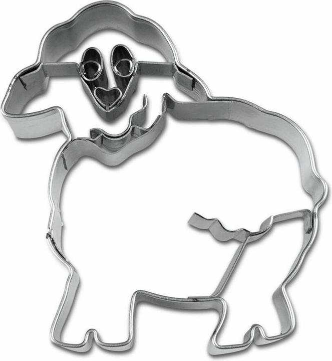 Actual product image Städter Easter Cookie Cutter Stainless Steel Sheep 6 cm