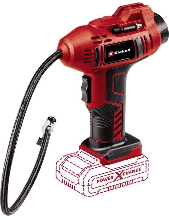 Produktbild Einhell 4326556 Akku-Kompressor CE-CC 18 Li (2,5 Ah) Power X-Change 11 bar Inkl. 1 Akku, Digitales (11 Bar, 0 l)