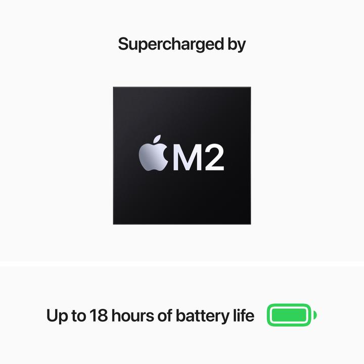 Produktbild Apple MacBook Air – 2022 (13.60", M2, 16 GB, 256 GB, CH)