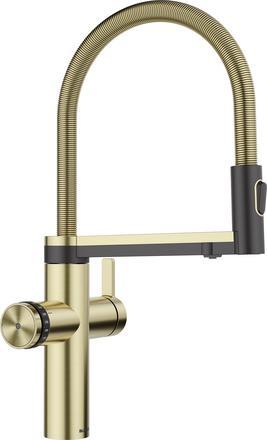 Image du produit Blanco CHOICE Icona | Acier inoxydable satiné or | Haute pression | Système d'eau multifonctionnel