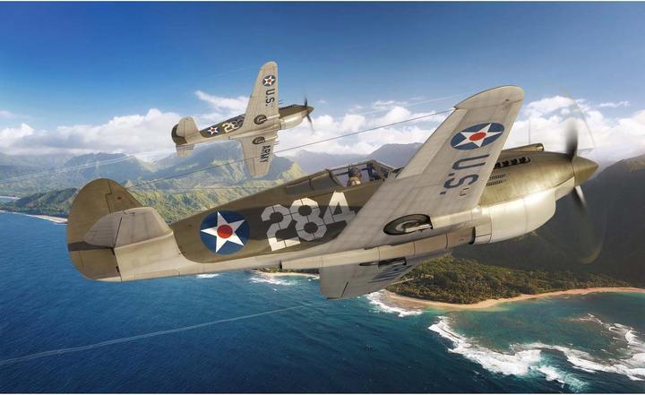 Produktbild Airfix Bausatz Curtiss P-40B Warhawk 1:72