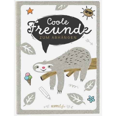 Actual product image Goldbuch Friends book Happylife Sloth (A5, Lined, Hardcover)