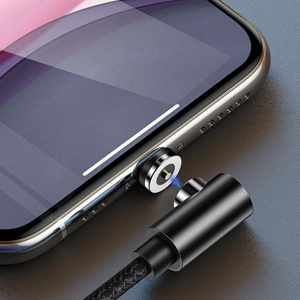 Image du produit Usams USB USB-A - lightning cable 1 m black (63288) (1 m, USB 3.0)