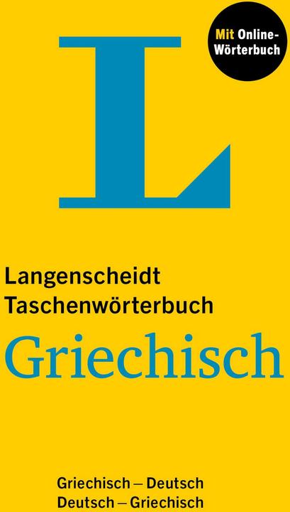 Produktbild Langenscheidt Taschenwörterbuch Griechisch, mit Buch, mit Online-Zugang (Griechisch, Deutsch, 2024)