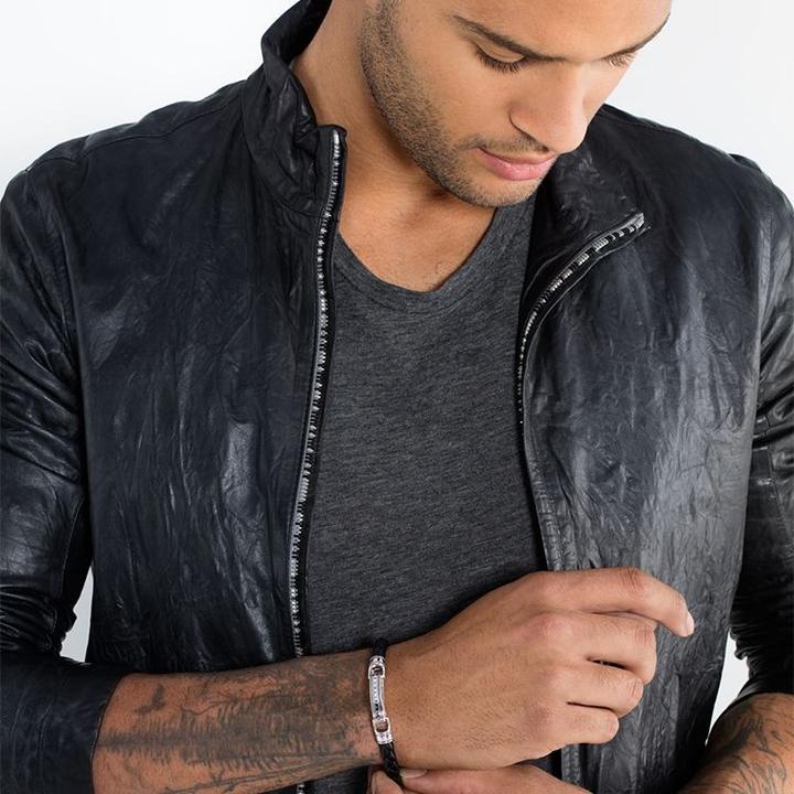 Image du produit Thomas Sabo Bracelet (22 cm, Cuir, Argent)