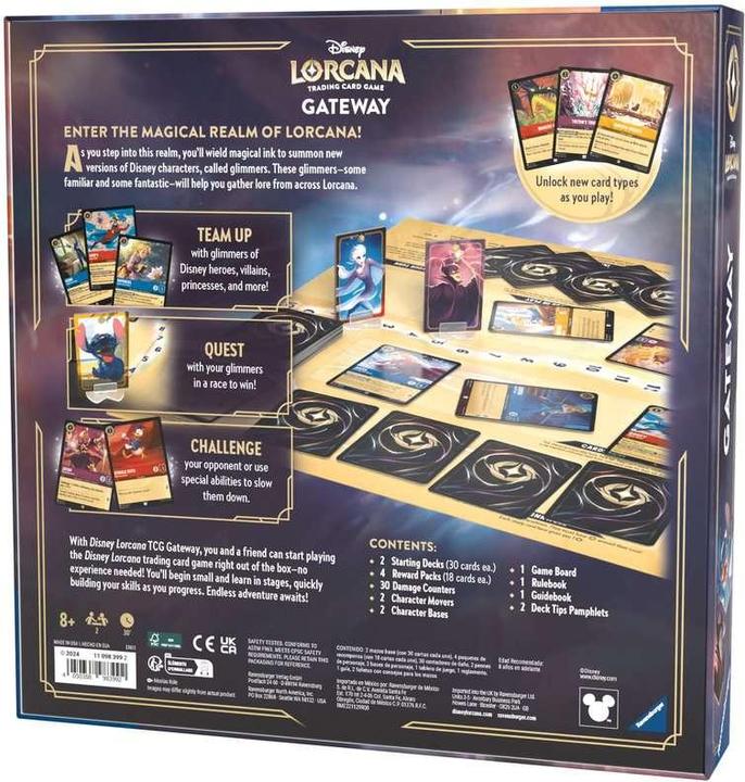 Produktbild Ravensburger Disney Lorcana Trading Card Game: Gateway (Englisch) (Englisch)