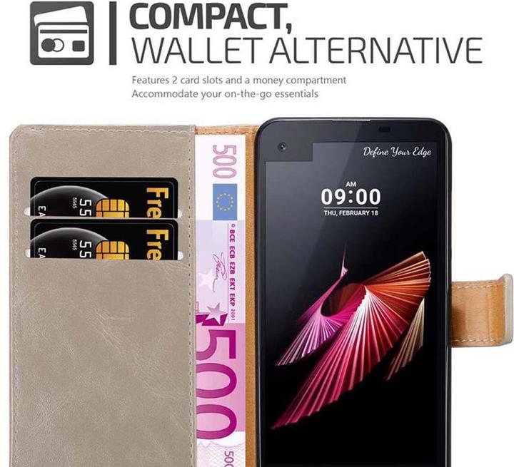 Image du produit Cadorabo Book Couverture de luxe (LG X Screen)