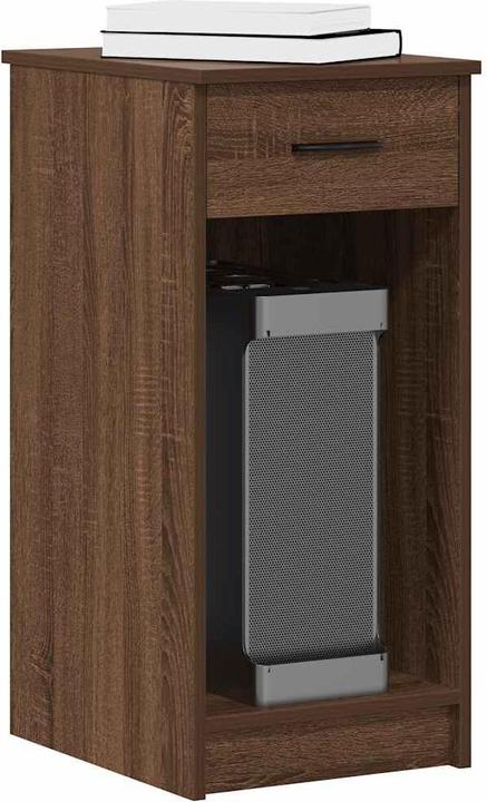 Produktbild VidaXL Computerschrank mit Schublade Braun Eichen-Optik 35x45x77 cm PC-Schrank (35 x 45 x 77 cm)