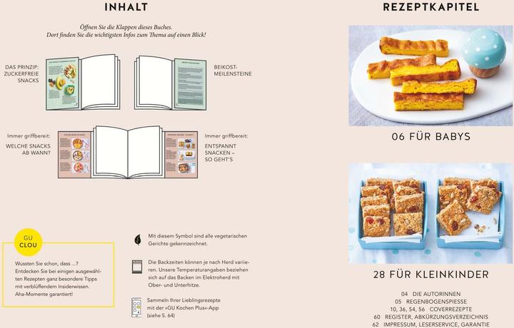 Produktbild Zuckerfreie Snacks für Babys und Kleinkinder (Deutsch, Lena Merz, Annina Schäflein, 2022)