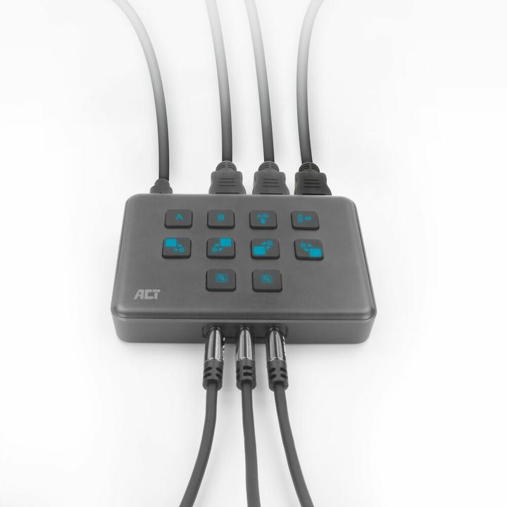 Actual product image Dual HDMI input USB-C Video Switcher for capturing and live streaming