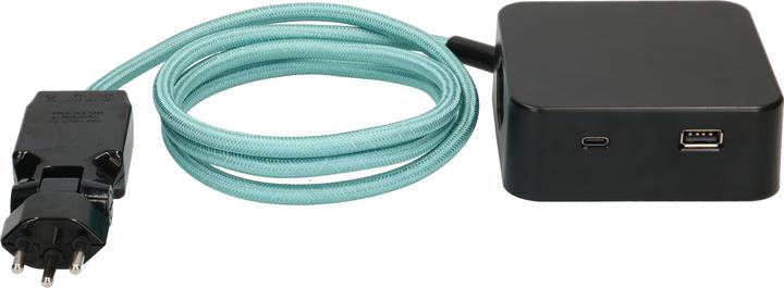 Image du produit Max Hauri maxTEX Cube (5 x, Type 13, USB-C, USB-A, 2 m)