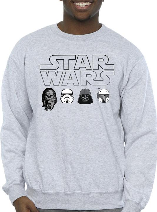 Produktbild Star Wars Character Heads Sweatshirt (XXL)