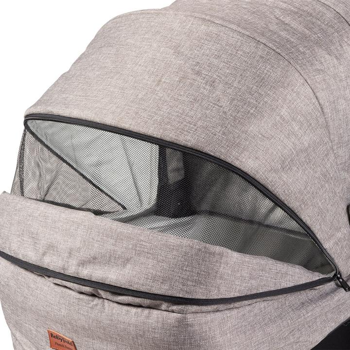 Produktbild Babytrold Mini Combi Pram Grey Melange