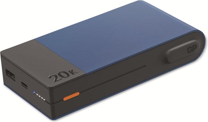 Actual product image GP Batteries GP PowerBank MP20B 20000mAh USB-C/USB-A blue 130M20BBLUE (20000 mAh, 22.50 W, 74 Wh)