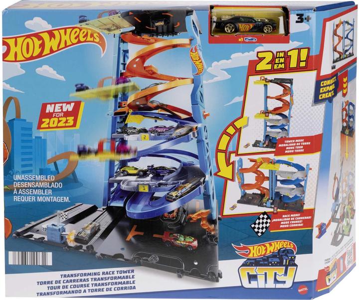 Produktbild Hot Wheels City 2-in-1-Rennturm Spielset