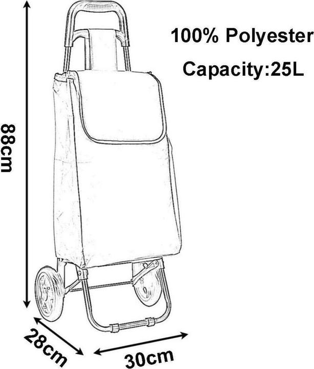 Immagine prodotto Edco Shopping trolley assortiert