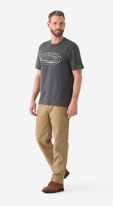 Actual product image Caperlan Angelshirt kurzarm Baumwolle Forelle (M)
