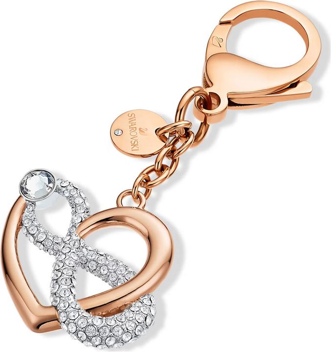 Immagine prodotto Swarovski Portachiavi con cuore e segno dell'infinito