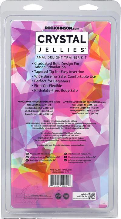 Produktbild Doc Johnson Crystal Jellies - Anal Delight Trainer Kit