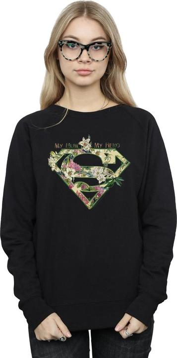 Actual product image Womens/Ladies Supergirl My Mum My Hero Sweatshirt (XL)