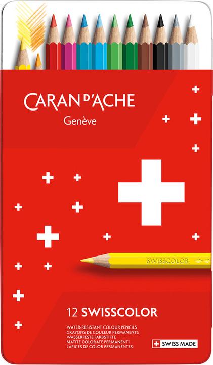 Caran d'Ache Swisscolor (Mixed Colour, 12 x)