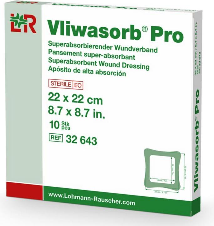 Lohmann & Rauscher Pro Superabsorbierender Wundverband 22x22cm (10 x)