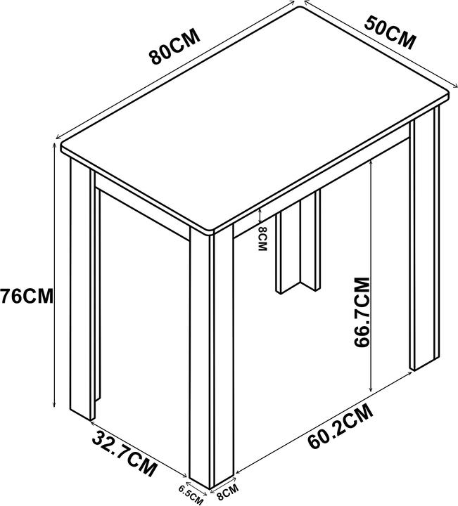 Produktbild VCM Esal (80 x 50 x 76 cm)