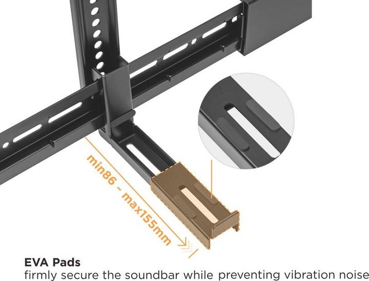 Produktbild equip Wandhalterung für Audio/Video Geräte sw (1 Stk., Wandmontage)