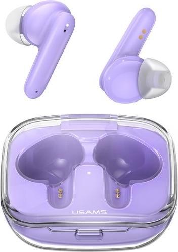Actual product image Usams US-BE16 Transparent TWS Earbuds -- BE Series BT5.3 (Wireless)