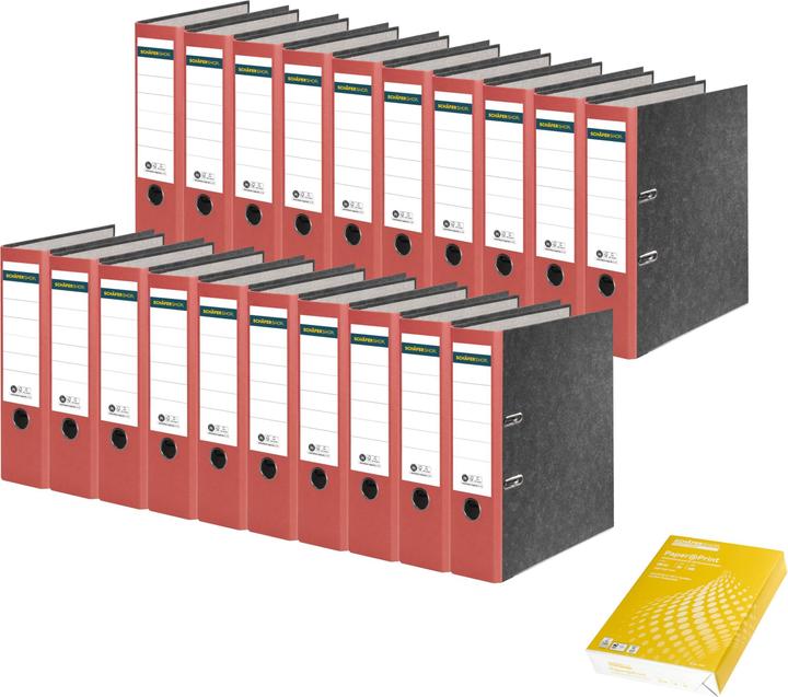 Actual product image Schäfer Shop Folder, DIN A4, spine width 50 or 80 mm (A4, 80 mm, 20 Piece)