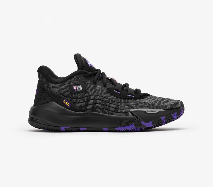 Produktbild Tarmak Damen/Herren Basketball Schuhe NBA Los Angeles Lakers - Fast 900 Low-1 schwarz (42)