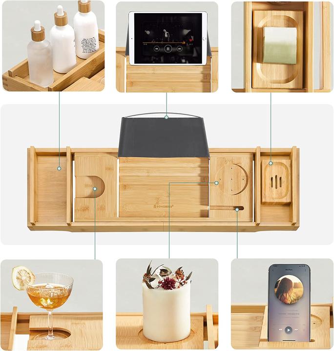 Actual product image Songmics Shelfy (109 x 23 x 4.5 cm)