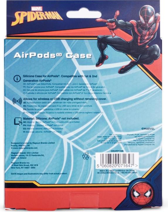 Produktbild 3D AirPods Case Miles Morales (Kopfhörer Tasche)