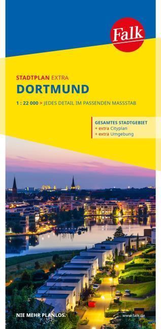 Image du produit Falk Stadtplan Extra Dortmund 1:22.000