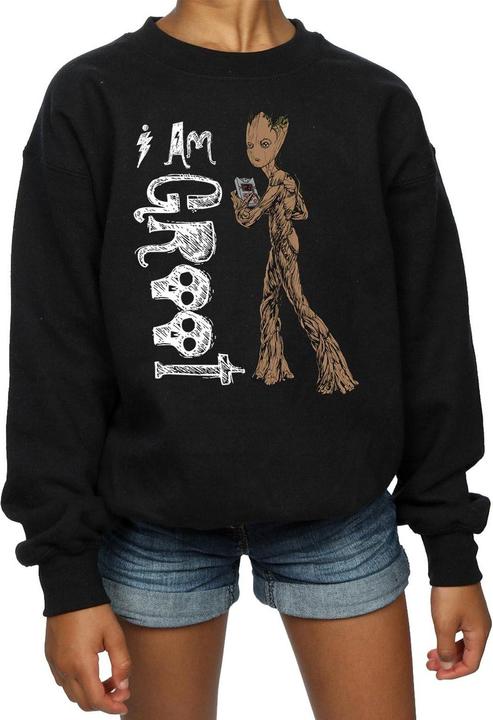 Produktbild Universal Textiles I Am Teenage Groot Sweatshirt Mädchen (152, 158)