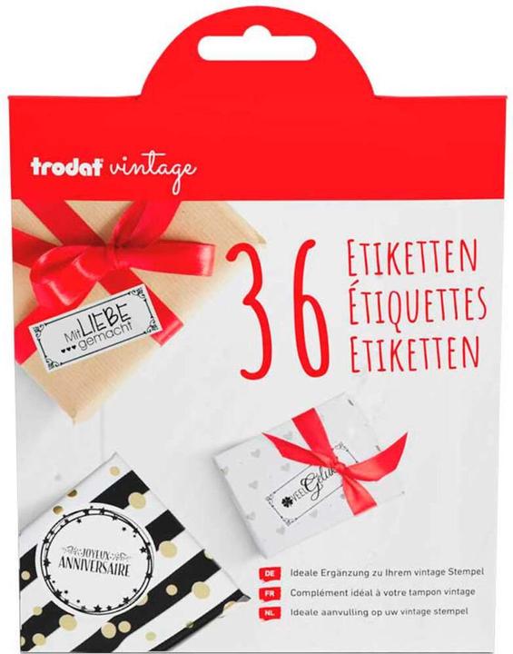 Actual product image Trodat 162616 Vintage labels, self-adhesive, 36 pieces