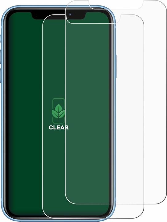 Productafbeelding ScreenLeaf Beschermfolie duurzame screenprotector screenprotector folie helder transparant (2 Stuk, Apple iPhone XR)