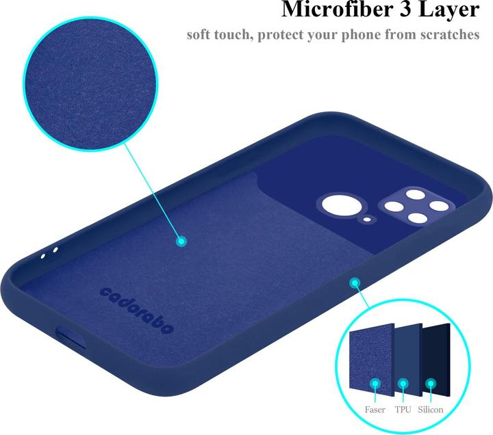 Actual product image Cadorabo TPU Liquid Silicone Case Cover for Xiaomi RedMi 10C / POCO C40 (Xiaomi Poco C40, Xiaomi Redmi 10C)