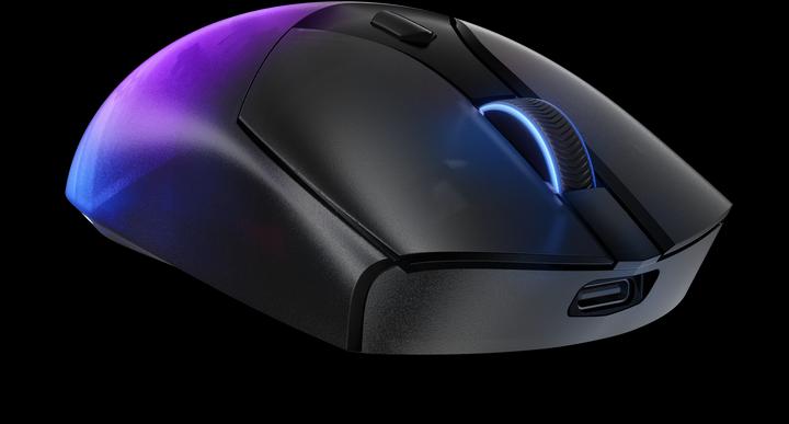 Actual product image Lenovo Legion M410 Wireless RGB Mouse - Mus - 6 knapper - Sort med RGB lys (Wireless, Cable)