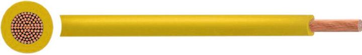 Immagine prodotto RND Electronics Cavo flessibile a trefoli in PVC, 0,75 mm², rame, nudo, giallo, H05V2-K, 100 m (100 m)