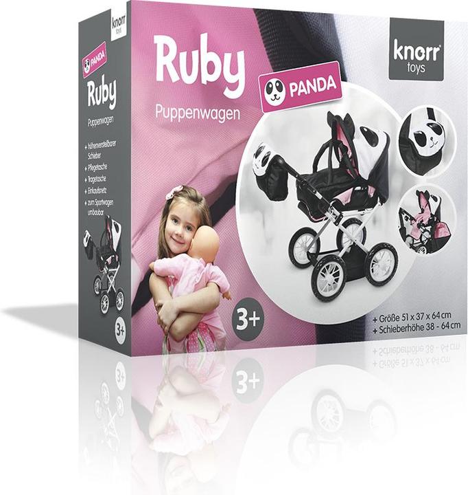 Produktbild Knorrtoys Puppenwagen Ruby - "Panda"