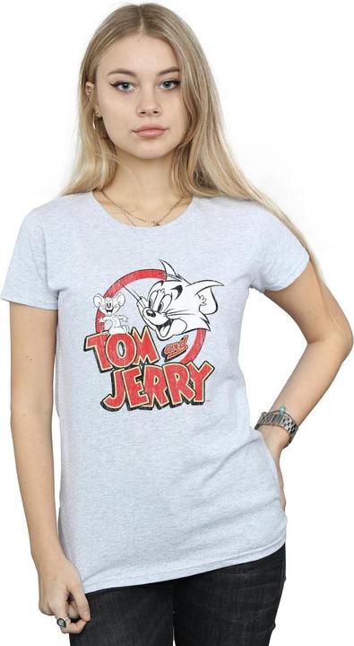 Image du produit Tom & Jerry - T-shirt DISTRESSED LOGO - Femme (S)