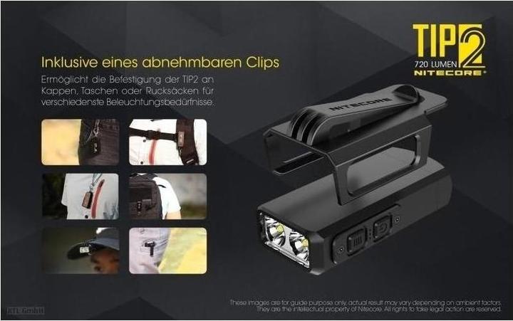 Produktbild Nitecore TIP 2 - 720 Lumen (6.20 cm, 720 lm)